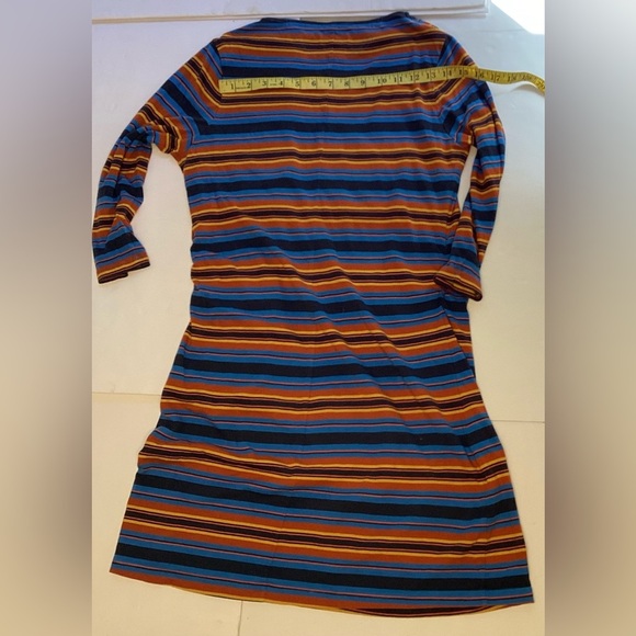 Patagonia medium striped cotton/tercel blend dress. Med. - Picture 7 of 8